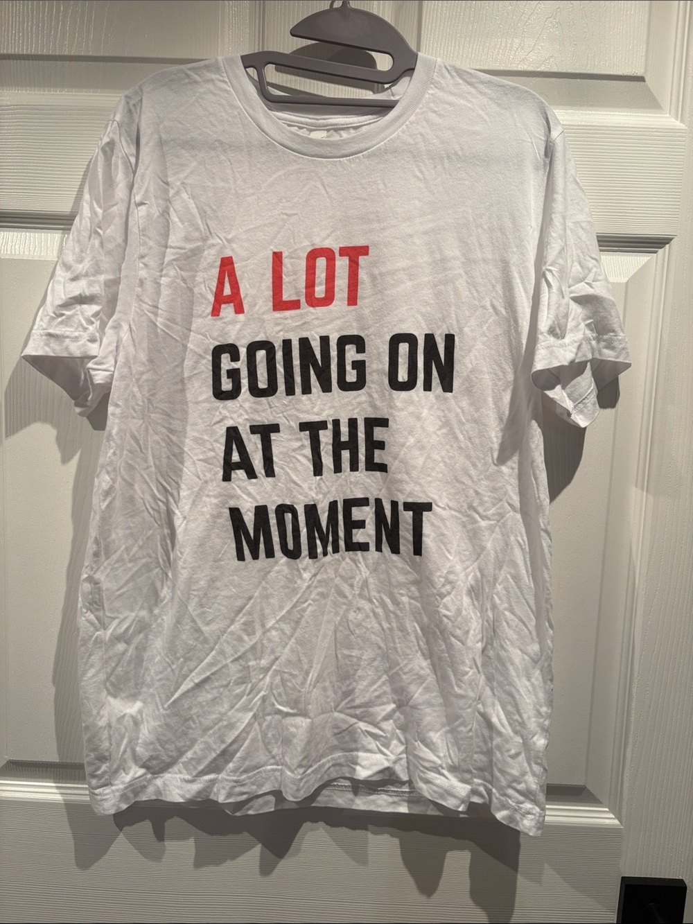 Taylor Swift Graphic Statement T-Shirt "A Lot Going On At The Moment"